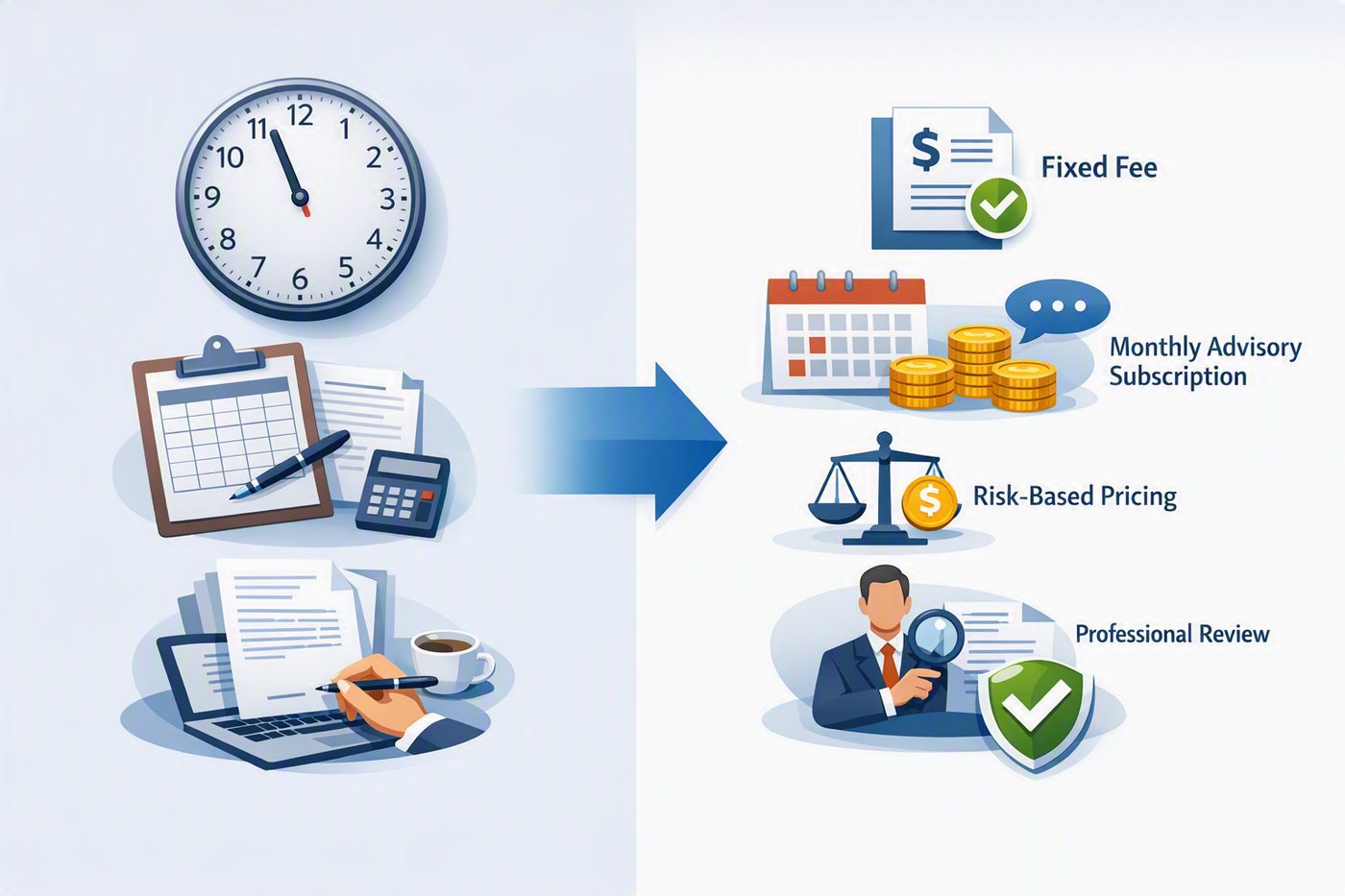Law and Accounting Firms Need to Sell Accountability, Not Document-Preparation Hours